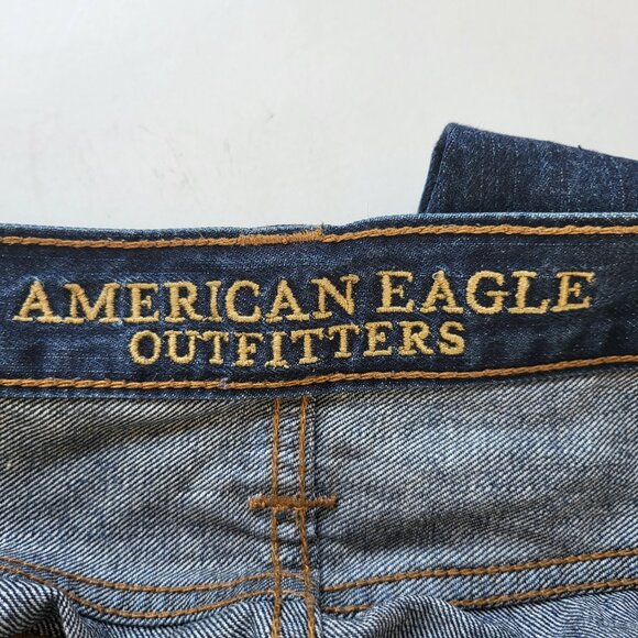 Men's American Eagle Slim Straight Jeans 32 X34 - Good Used Condition - Picture 5 of 8